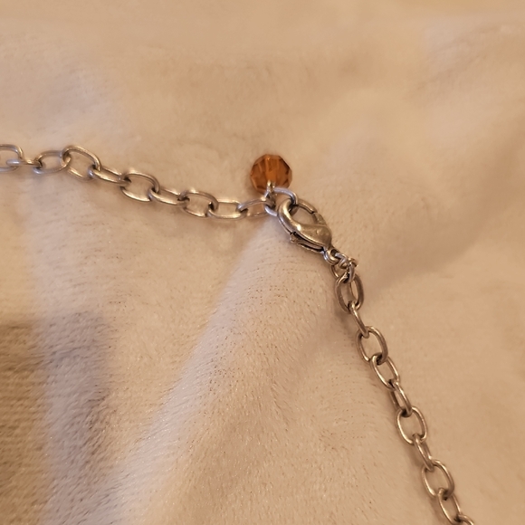 Premier Designs Turquoise and Amber Necklace - Picture 5 of 6